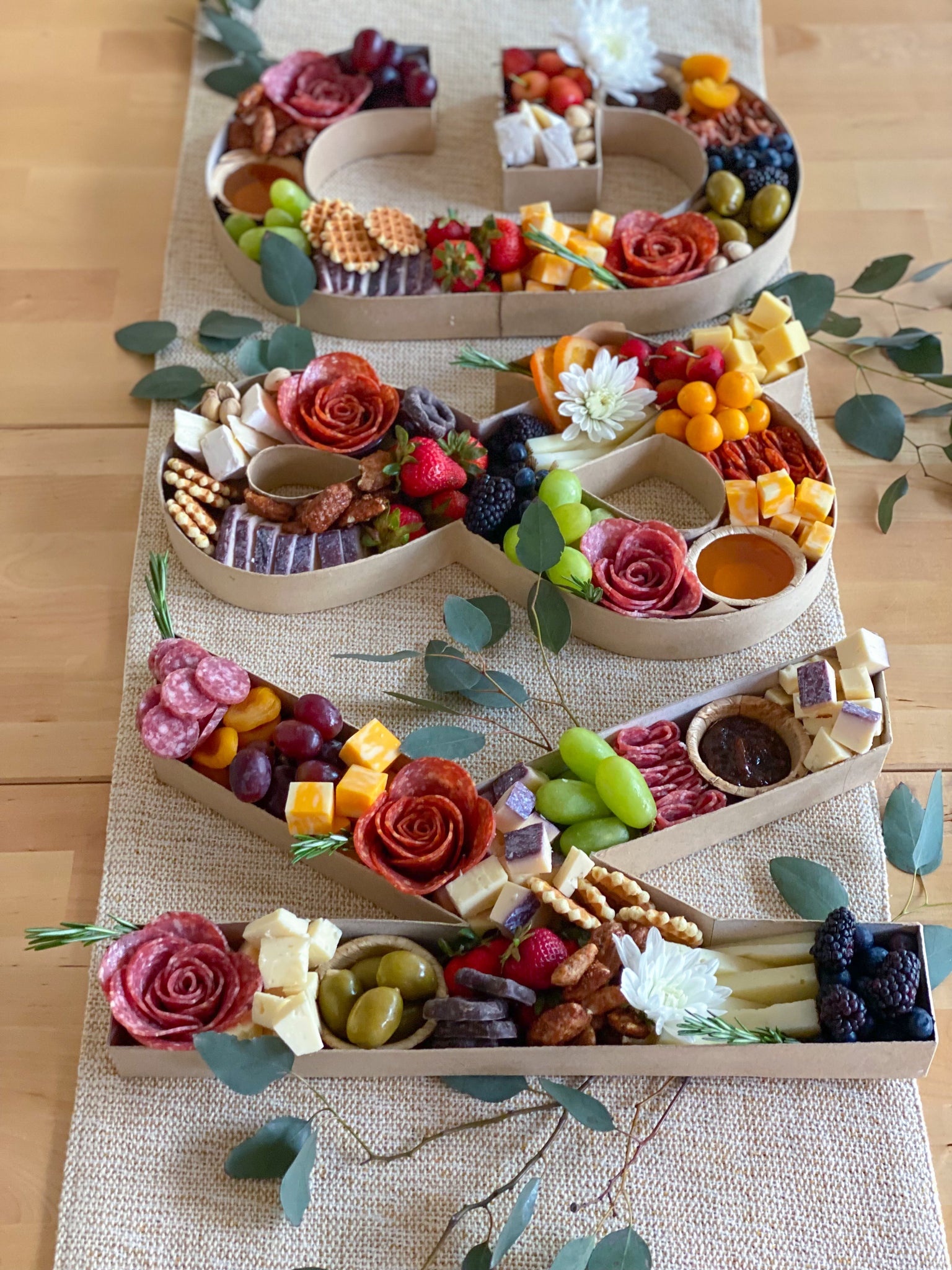  Number Charcuterie Board Box